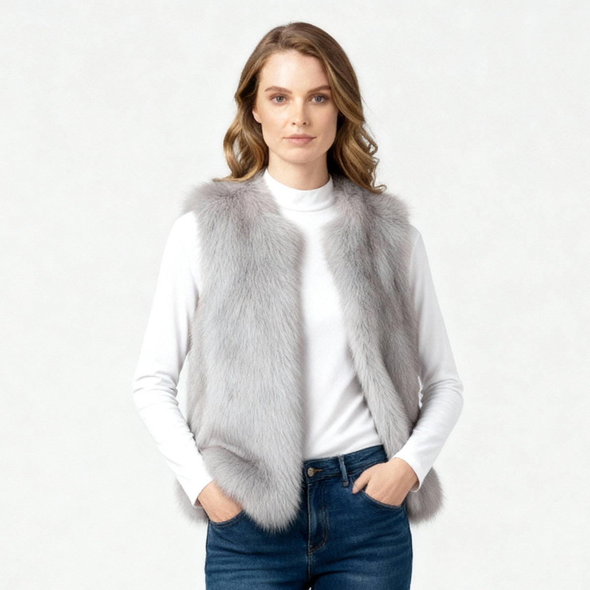 Women's Faux Fur Vest