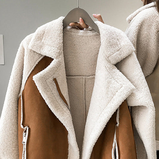 Women's Faux Shearling Winter Jacket