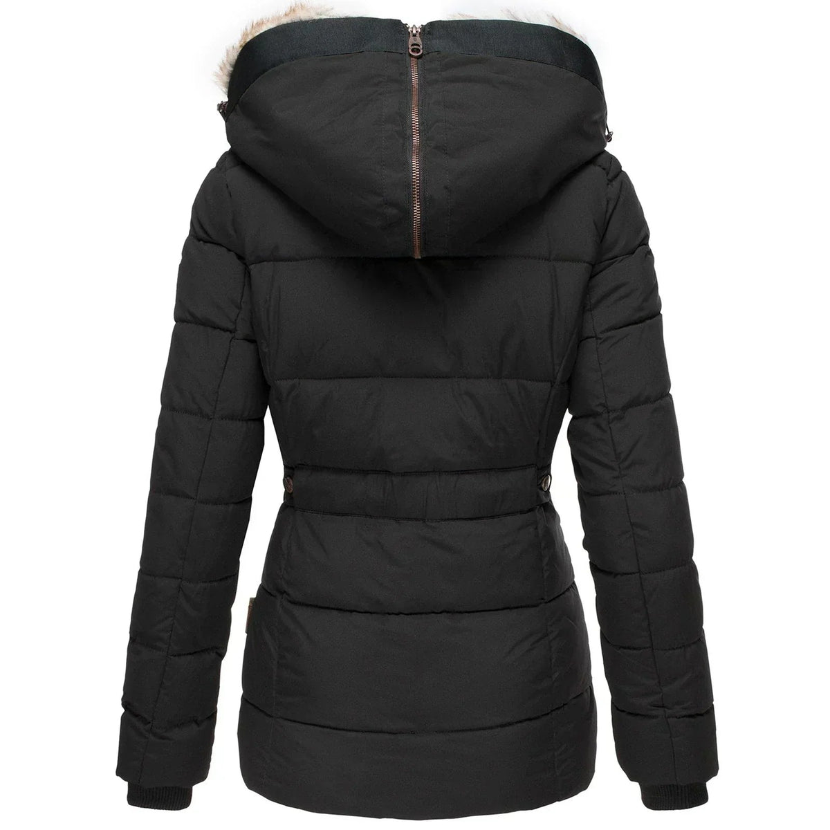 Women's Fitted Hooded Puffer Jacket