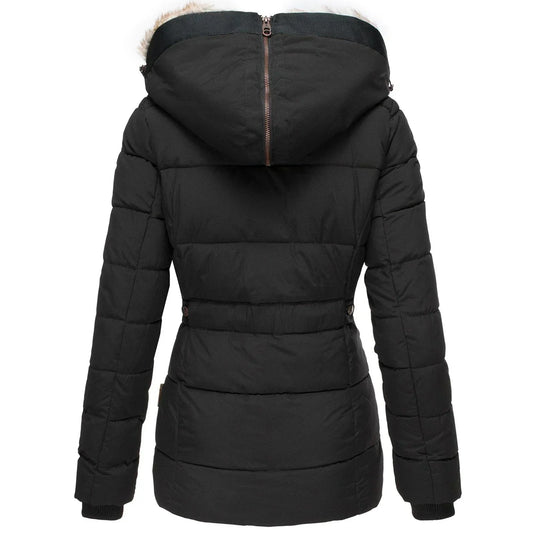 Women's Fitted Hooded Puffer Jacket