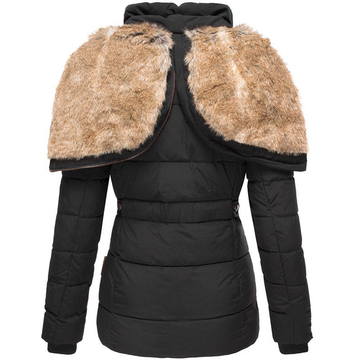 Women's Fitted Hooded Puffer Jacket