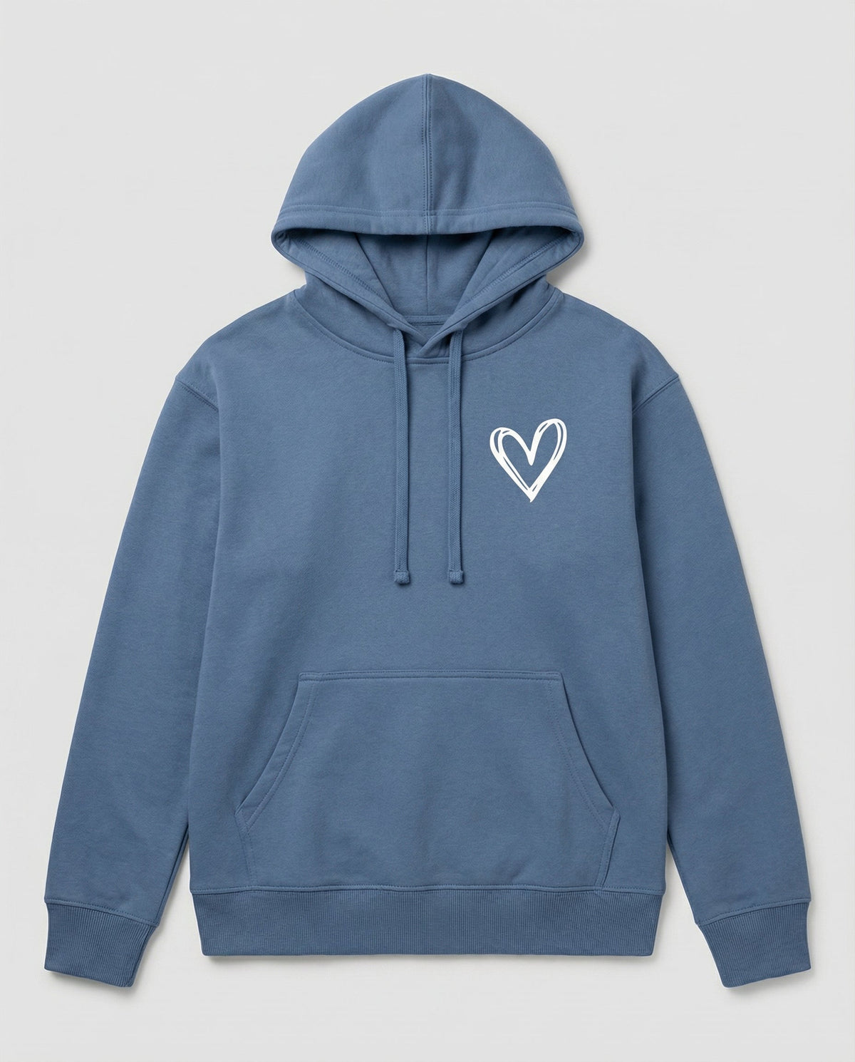 Women's Heart Print Hoodie