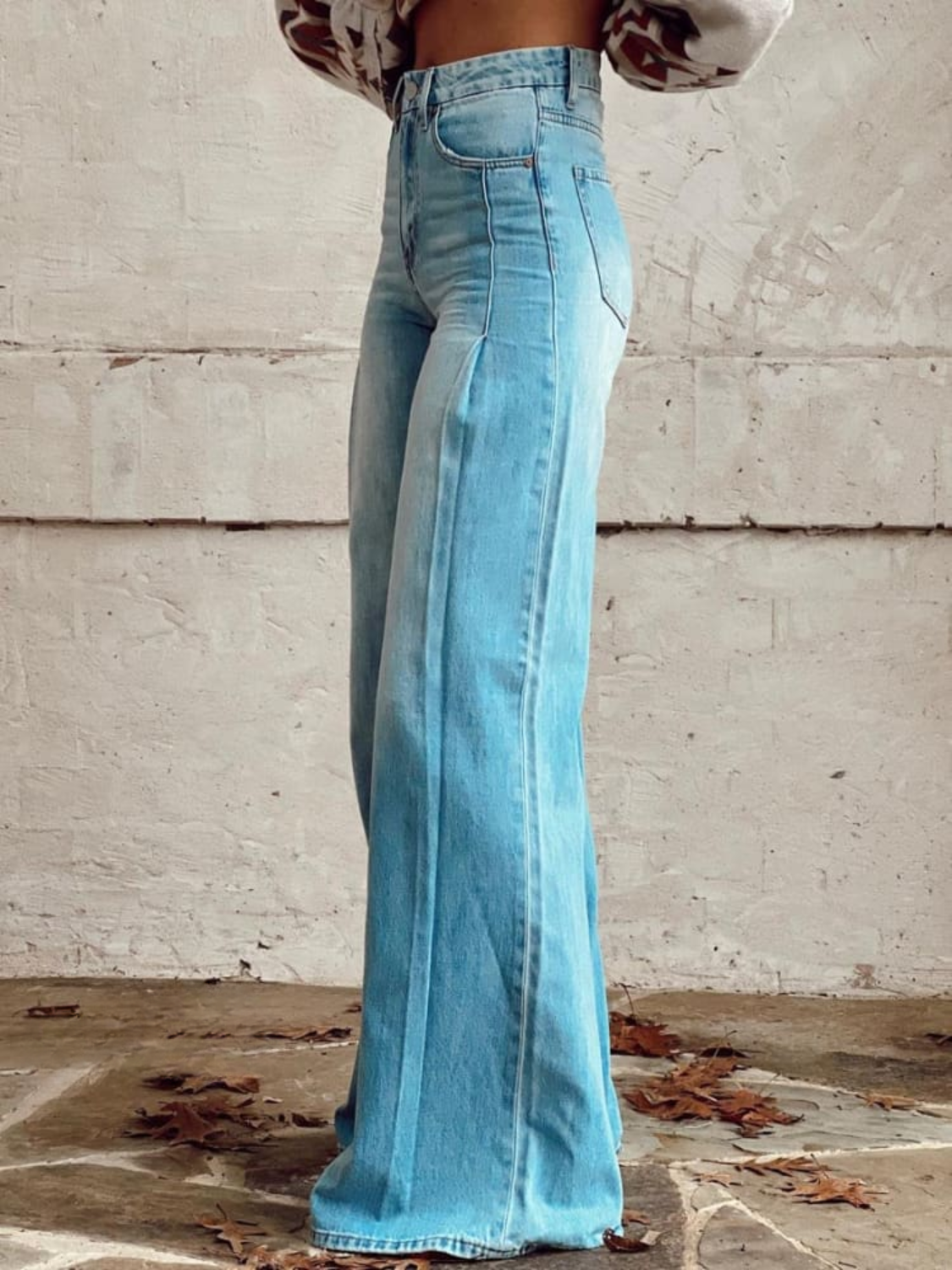 Women's High Waist Wide Leg Jeans