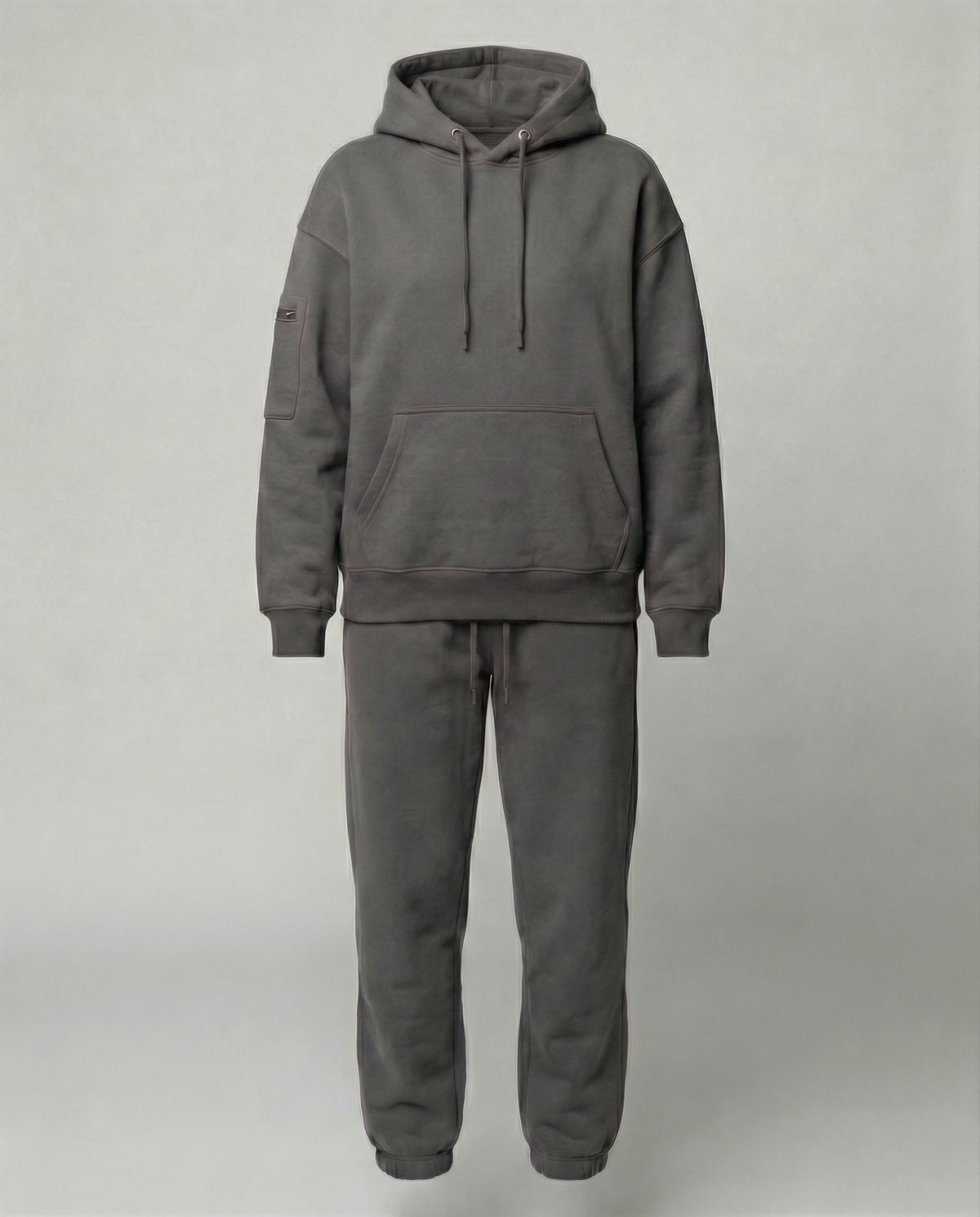 Women's Hoodie & Joggers Set in Charcoal Gray