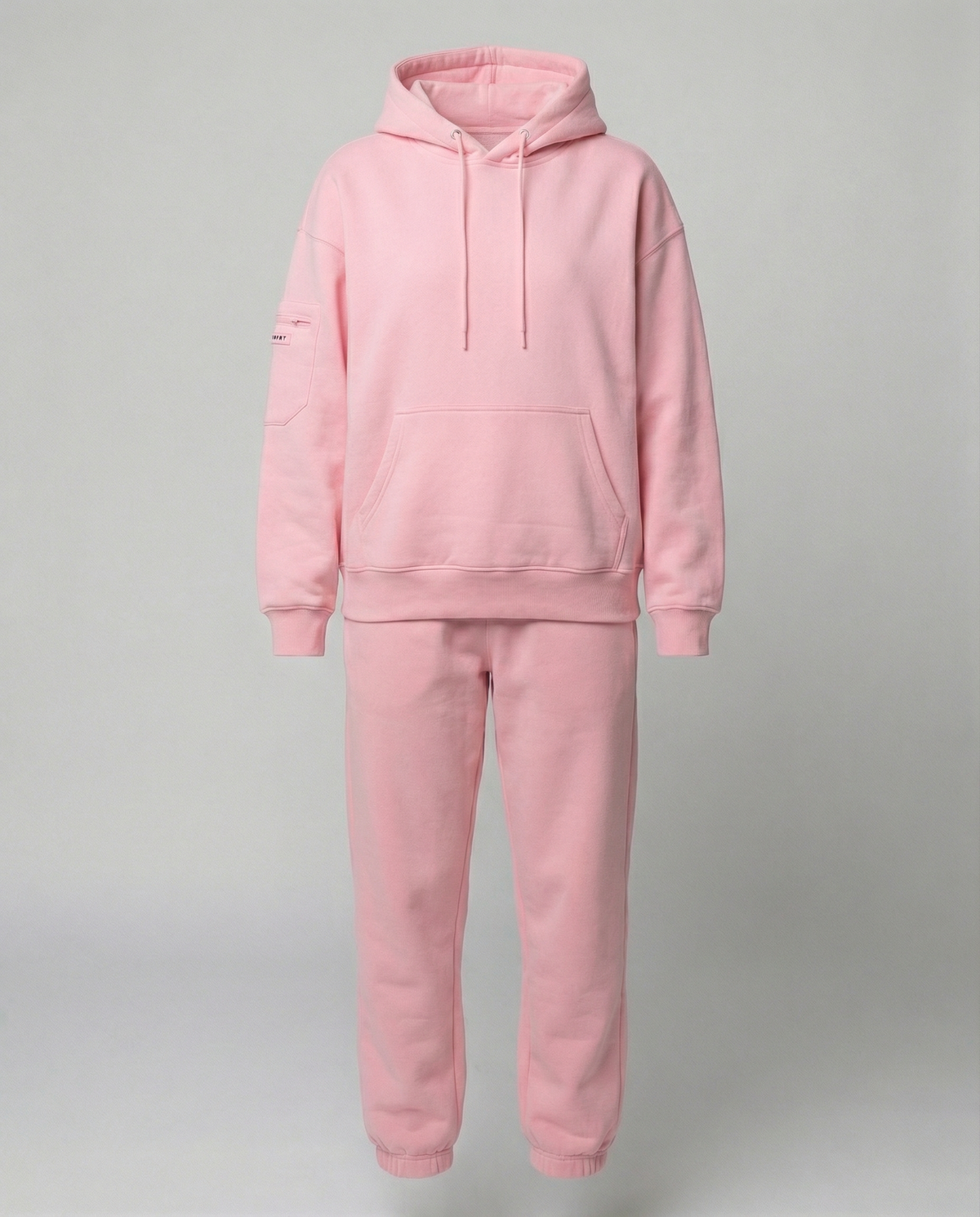 Women's Hoodie & Joggers Set in Light Pink