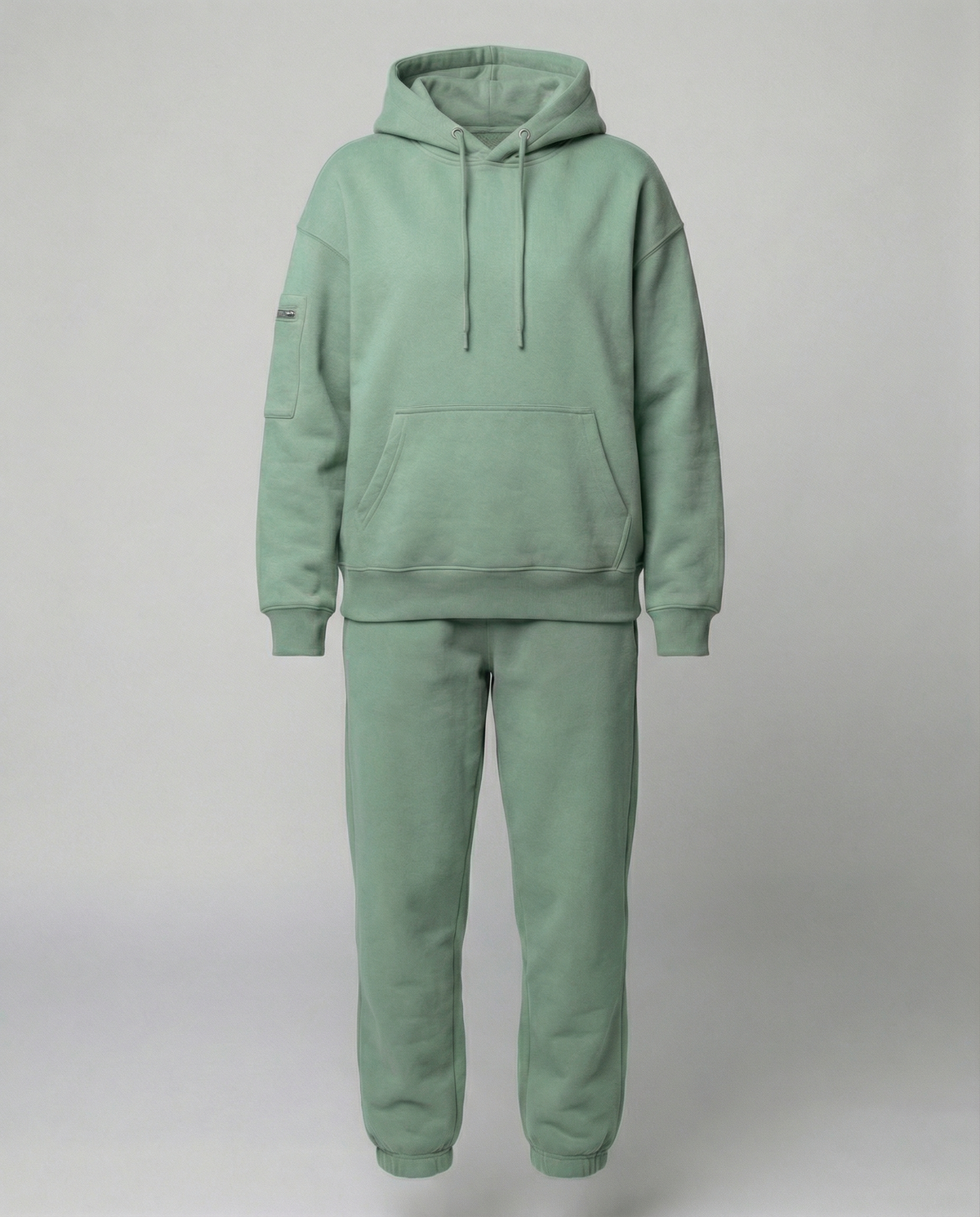 Women's Hoodie & Joggers Set in Sage Green