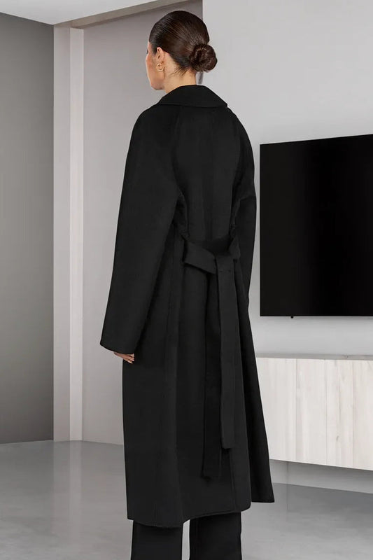 Women's Long Belted Trench Coat