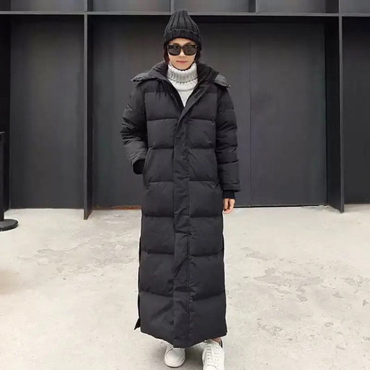 Women's Maxi Hooded Puffer Winter Jacket