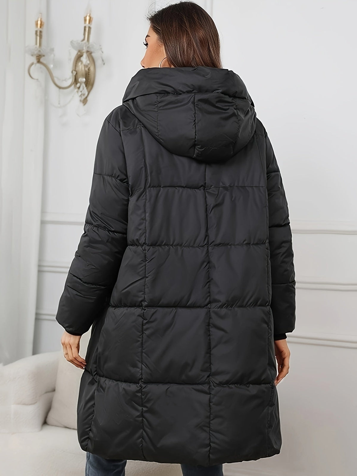 Women's Mid Length Puffer Jacket