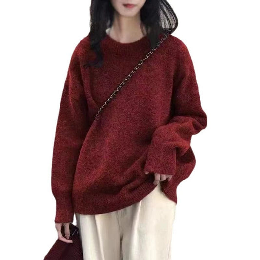 Women's Oversized Crew Neck Sweater