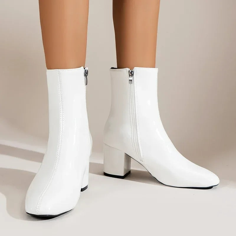 Women's Patent Ankle Boots