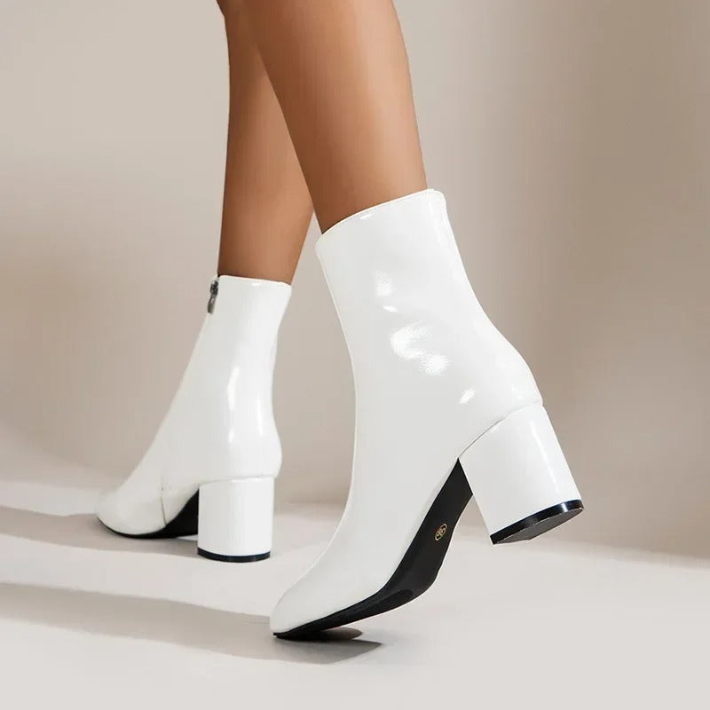 Women's Patent Ankle Boots