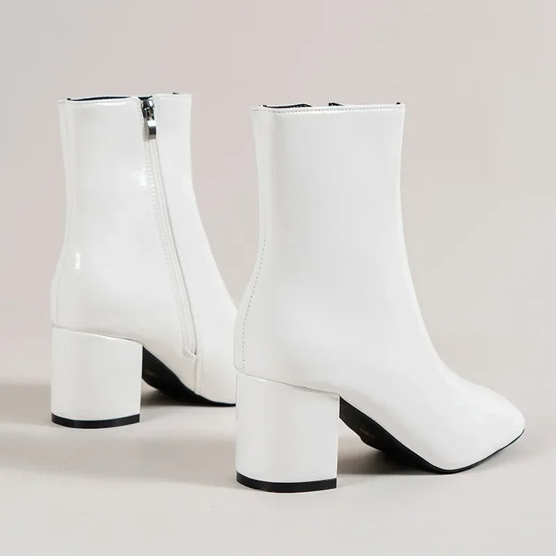 Women's Patent Ankle Boots