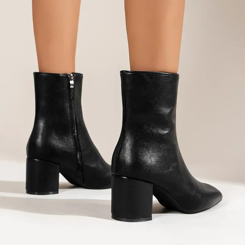 Women's Patent Ankle Boots