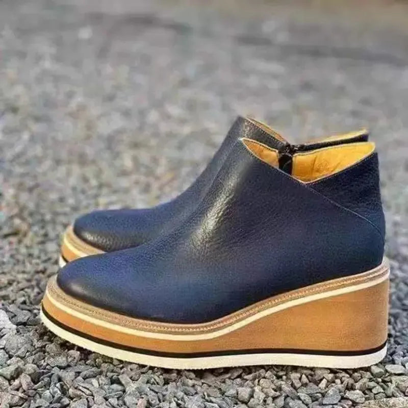Women's Platform Wedge Ankle Boots