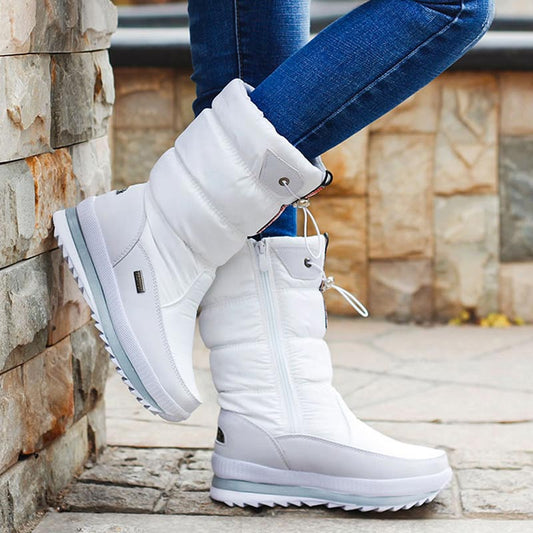 Women's Puffer Mid Calf Winter Boots