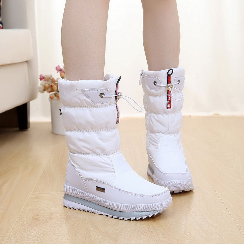 Women's Puffer Mid Calf Winter Boots