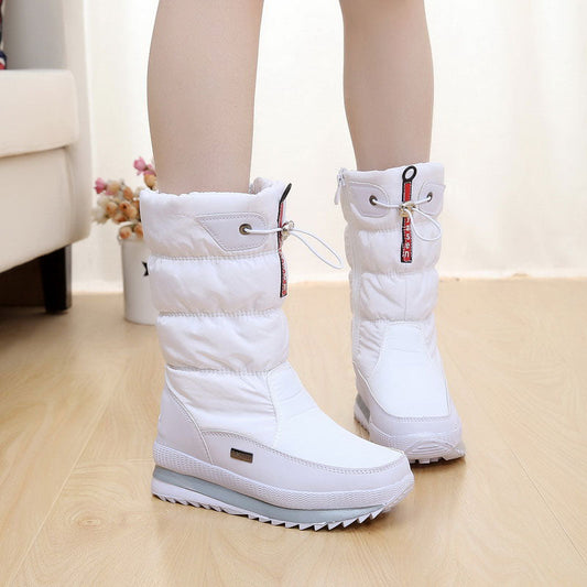 Women's Puffer Mid Calf Winter Boots