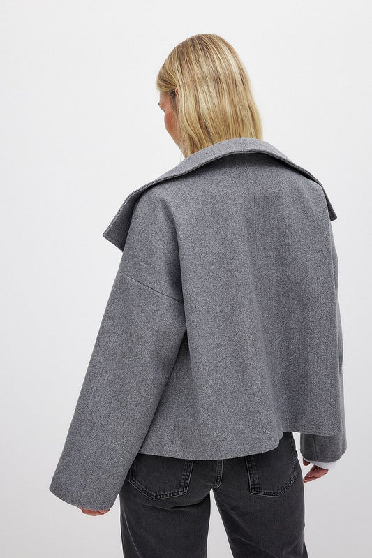 Women's Short Double Breasted Winter Jacket