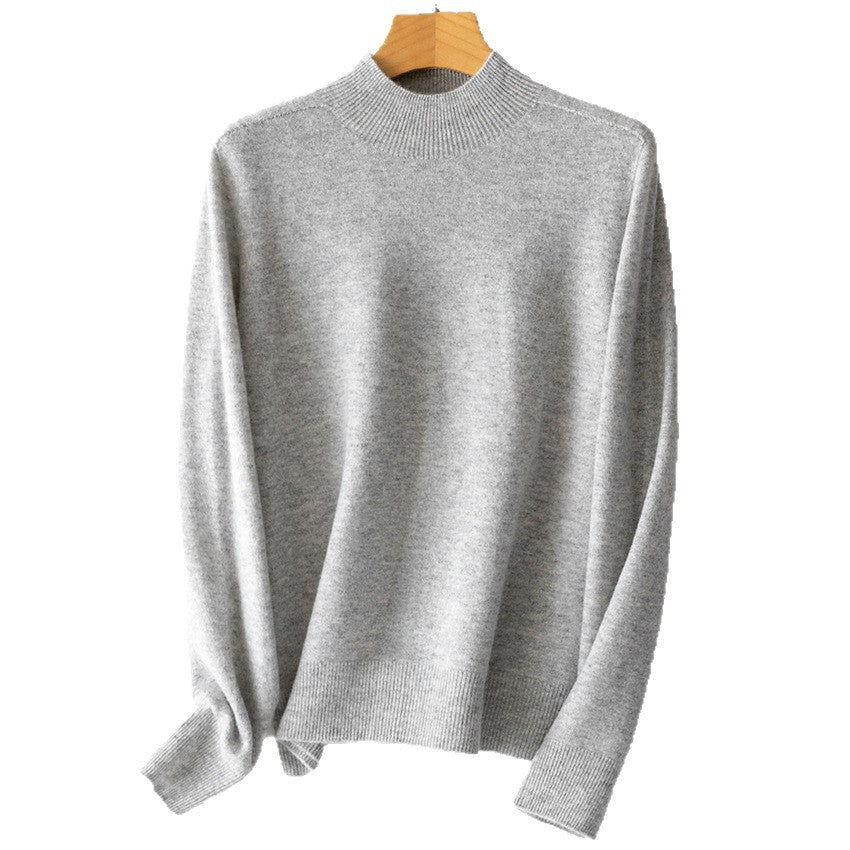 Women's Short Stand Collar Sweater