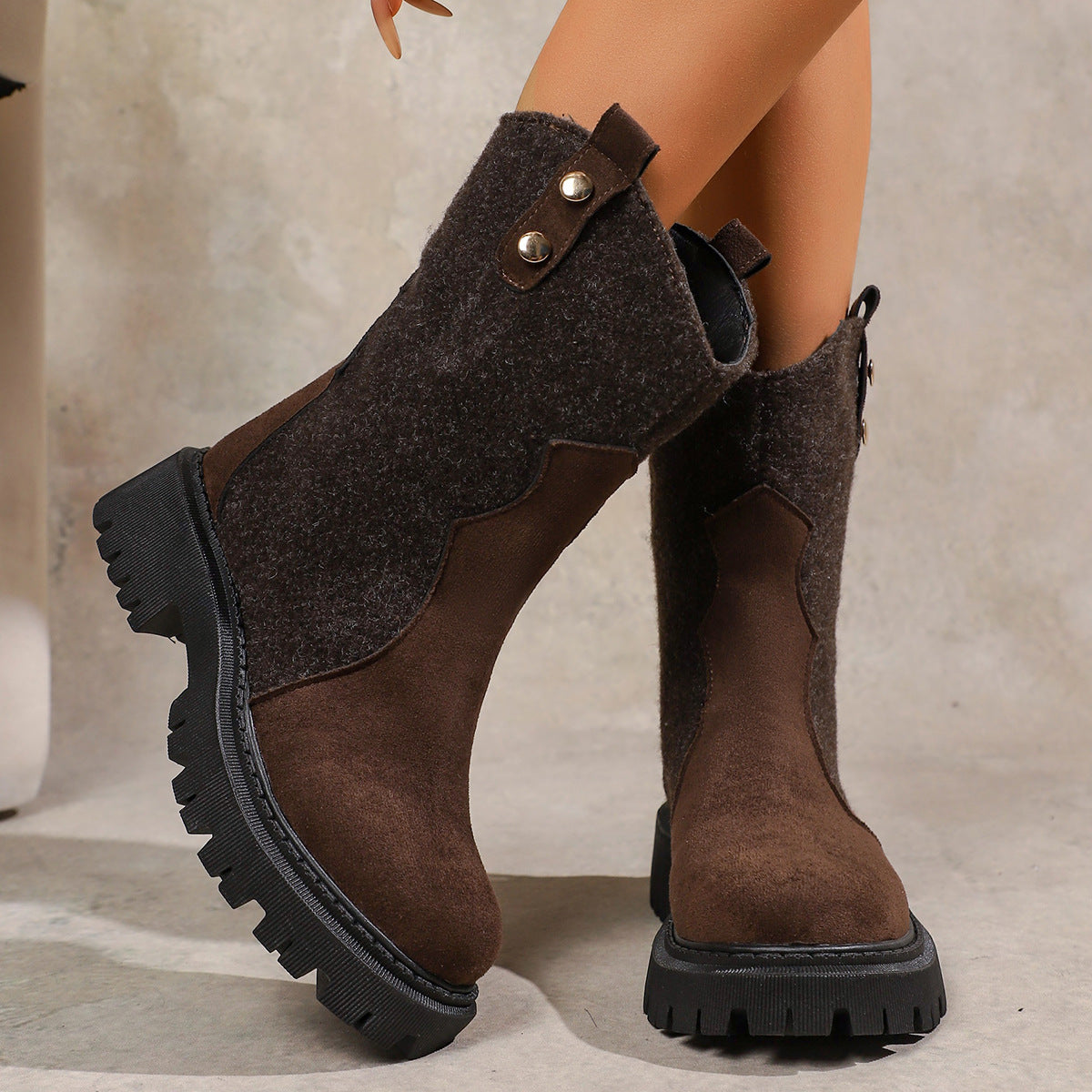 Women's Slouch Mid Calf Boots