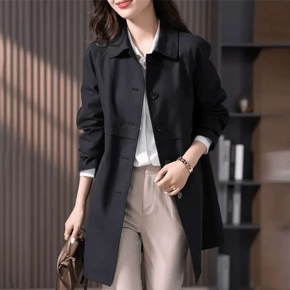 Women's Tailored Trench Coat