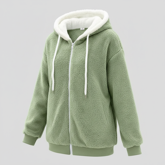 Women's Teddy Zip Up Hoodie