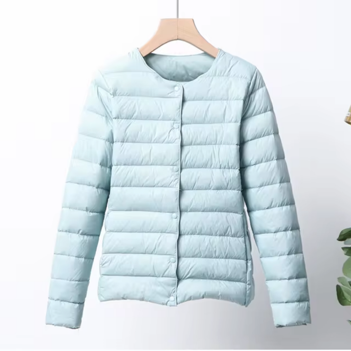 Women's Ultralight Down Jacket in Light Blue
