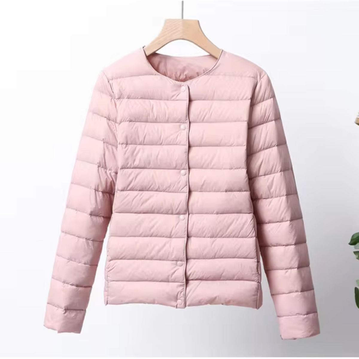 Women's Ultralight Down Jacket in Light Pink