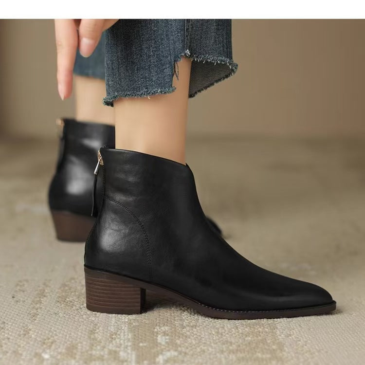 Women's V Cut Ankle Boots