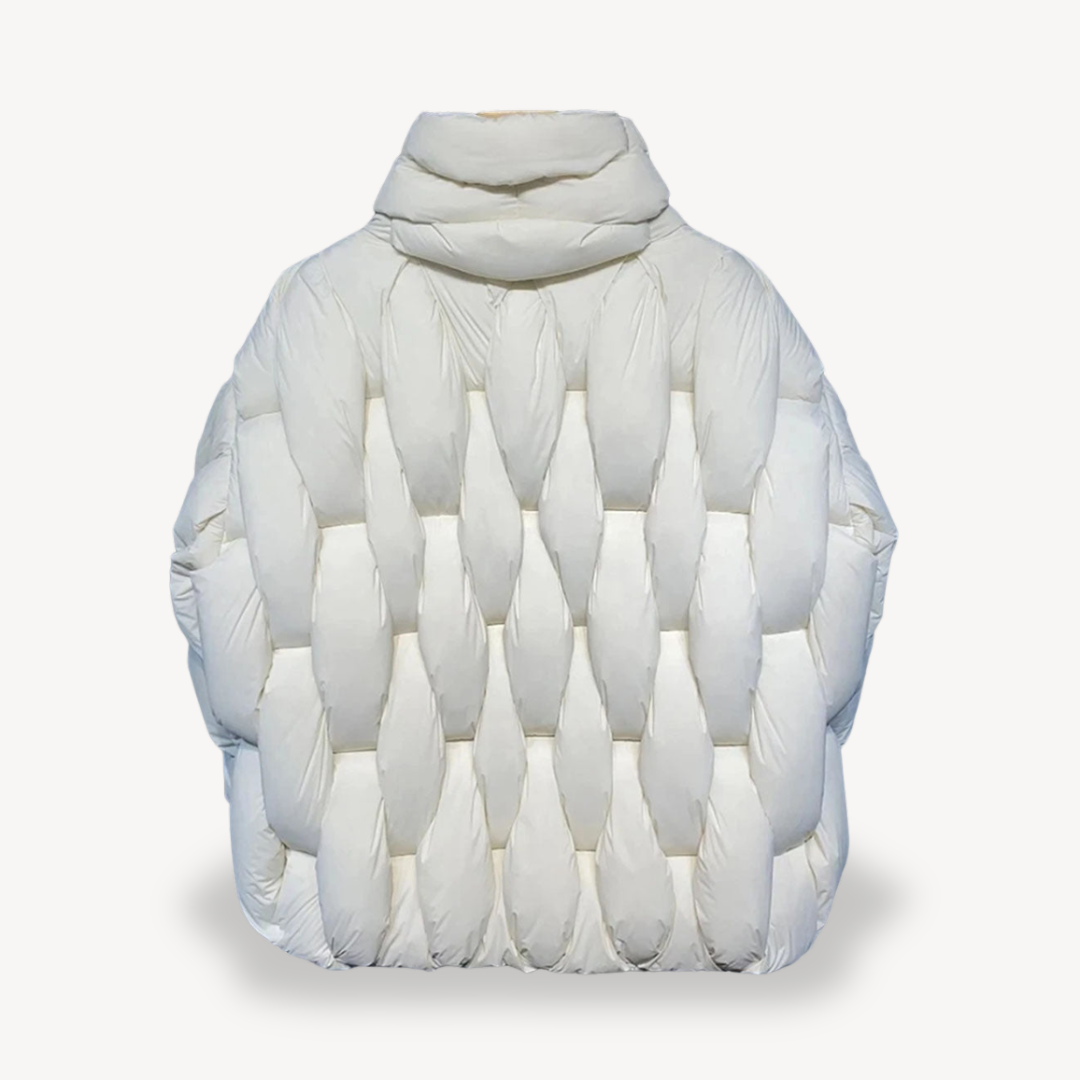 Women's Woven Quilt Puffer Jacket