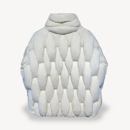 Women's Woven Quilt Puffer Jacket