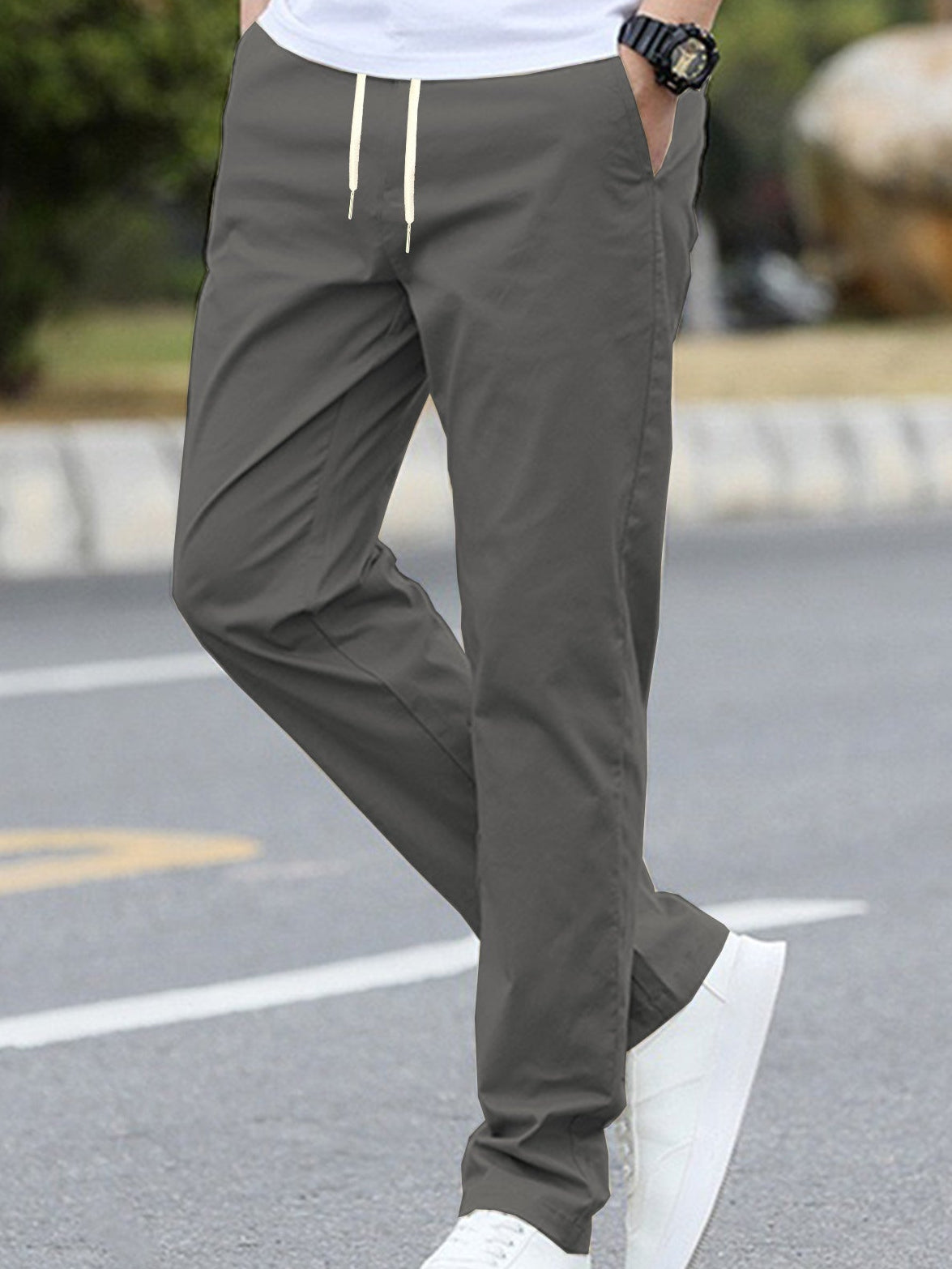 Man wearing casual pants