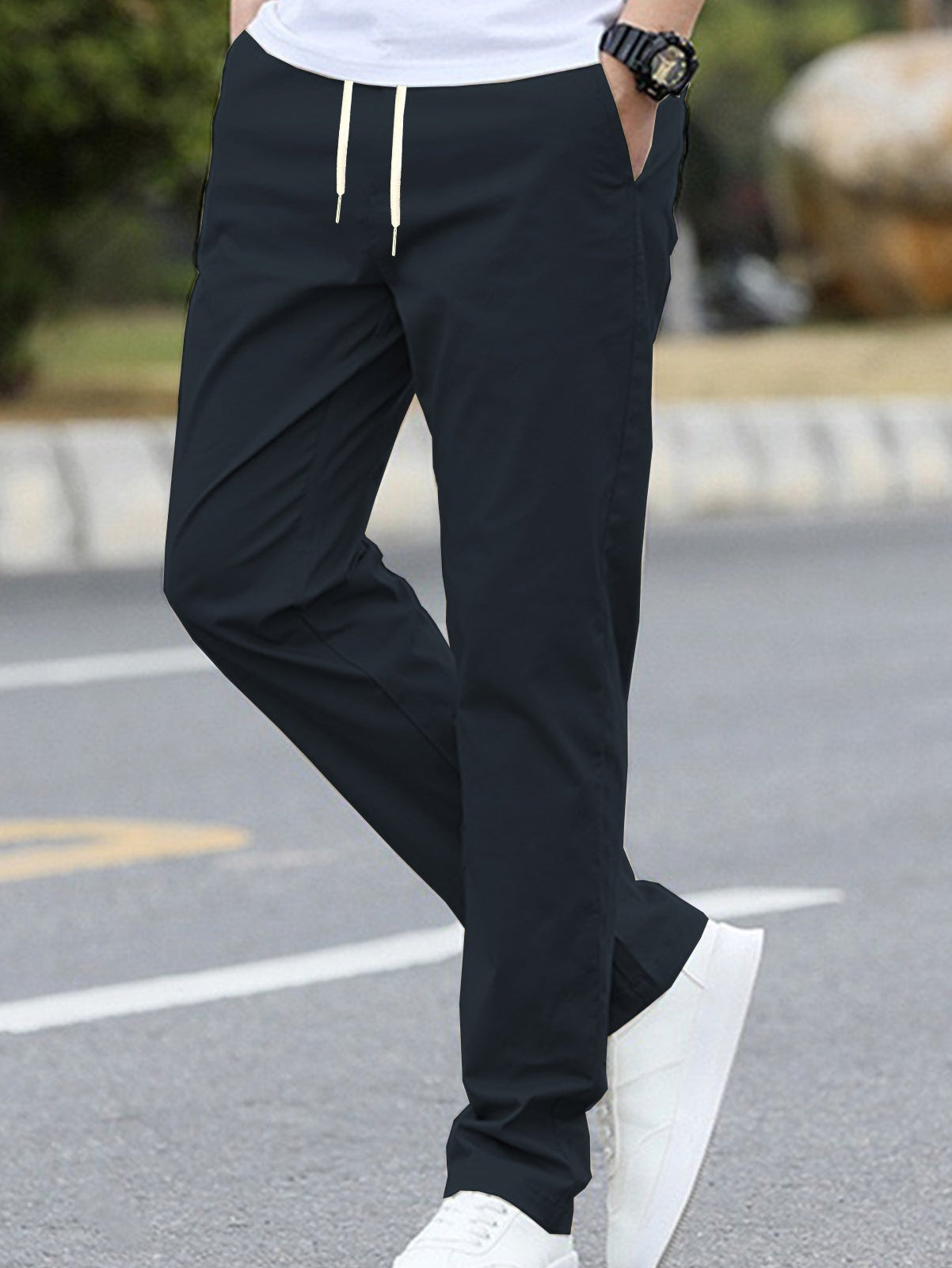 Man wearing casual pants