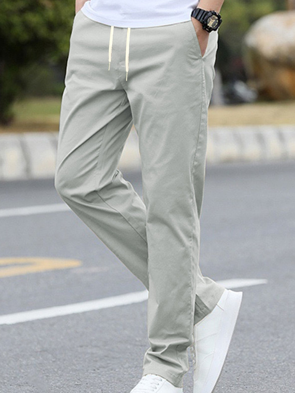 Man wearing casual pants